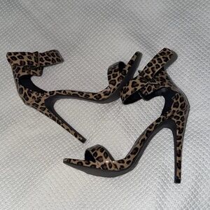 Charlotte Russe Animal Print Stiletto Heels